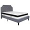 Flash Furniture Full Platform Bed Set, Gray SL-BMF-10-GG - alternate 5